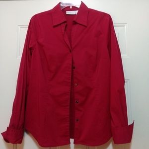 Long sleeve button down blouse